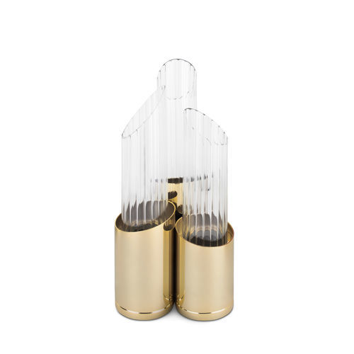 Lampe de table - TYCHO - LUXXU MODERN DESIGN & LIVING - en laiton / en cristal / contemporaine
