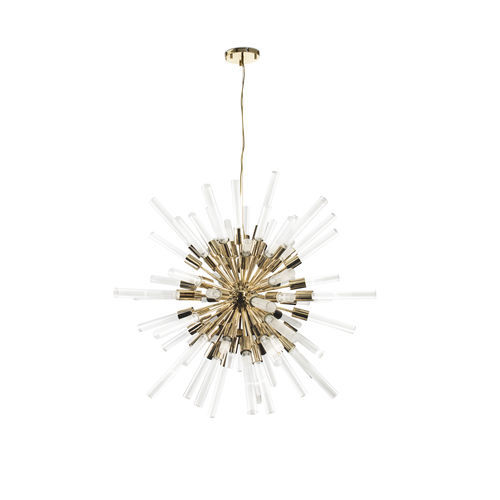 Suspension - WATERFALL SPUTNIK - LUXXU MODERN DESIGN & LIVING - en laiton / en cristal / contemporaine