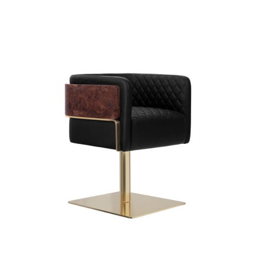 Chaise de salle à manger contemporaine - NURA - LUXXU MODERN DESIGN & LIVING - d'intérieur / en cuir / en bois
