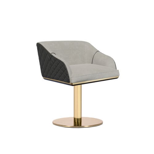 Chaise de salle à manger contemporaine - SABOTEUR - LUXXU MODERN DESIGN & LIVING - d'intérieur / en velours / en cuir