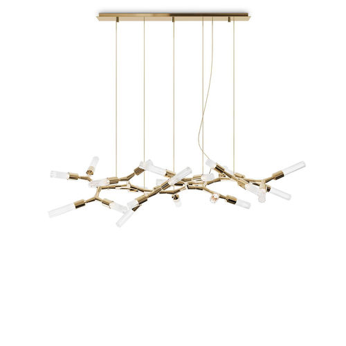 Suspension - SHARD II - LUXXU MODERN DESIGN & LIVING - en laiton / en cristal / contemporaine