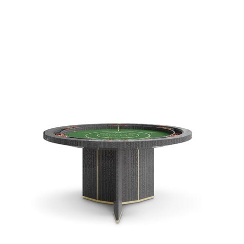 Table de poker contemporaine - Algerone  - LUXXU MODERN DESIGN & LIVING - résidentielle / en bois / en velours