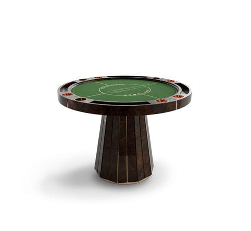 Table de poker contemporaine - Darian - LUXXU MODERN DESIGN & LIVING - résidentielle / en bois / en velours