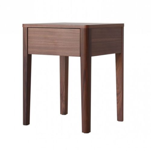 Table de chevet contemporaine - PETRA  - HEAVENS - en bois laqué / en chêne / en noyer