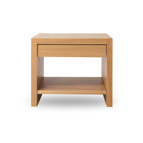 Table de chevet contemporaine - RĪGA - HEAVENS - en bois laqué / en chêne / en noyer