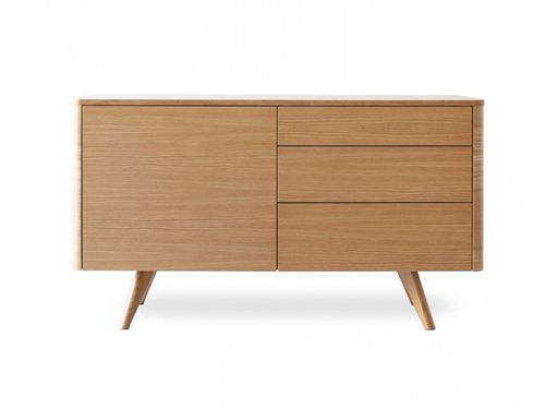 Commode contemporaine - TWINS K1 - HEAVENS - en bois laqué / en chêne / en noyer