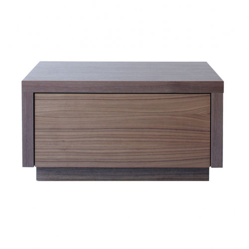 Table de chevet contemporaine - BELINDA - HEAVENS - en chêne / en noyer / avec piètement en bois