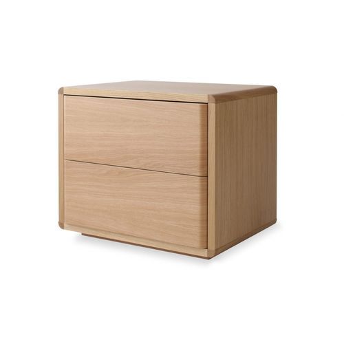 Table de chevet contemporaine - ANDREA - HEAVENS - en bois laqué / en chêne / en noyer