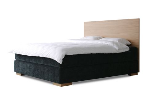 Lit double - RIGA CONTINENTAL CLASSIC - HEAVENS - simple / contemporain / tapissé