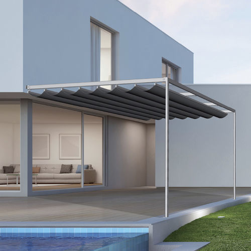 Pergola autoportée - ELIT  - LLAZA WORLD, S.A. - adossée / suspendue / en métal