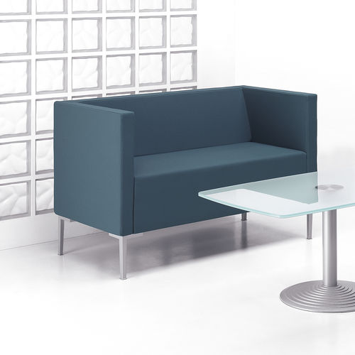 Canapé contemporain - CUBIS - TALIN SRL - en tissu / en cuir / tapissé