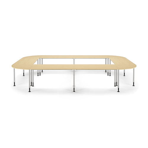 Table d'enseignement contemporaine - SYSTEM - TALIN SRL - en MDF / en hêtre / en métal peint
