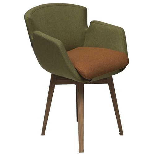 Chaise contemporaine - NUBIA 2900U - TALIN SRL - d'intérieur / en cuir / en bois massif
