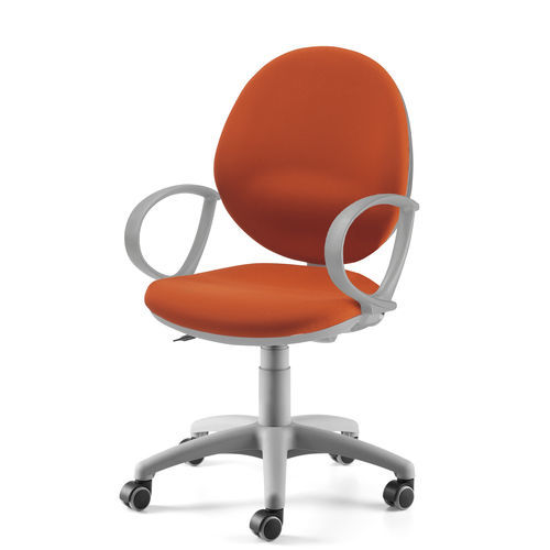 Chaise de travail en aluminium - BION - TALIN SRL - en cuir / en tissu / en copolymère