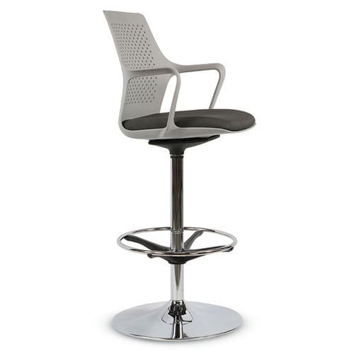 Tabouret de bureau contemporain - JOY - TALIN SRL - en tissu / en polypropylène / avec piètement en métal