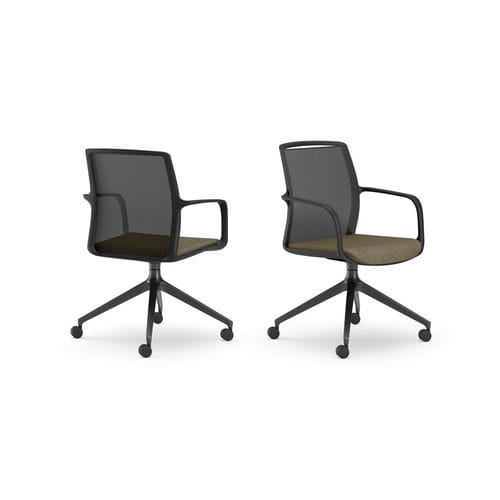 Chaise de bureau contemporaine - LAYNET - TALIN SRL - d'intérieur / en aluminium / en résille