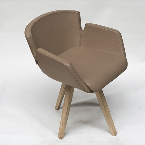 Fauteuil contemporain - NUBIA 2900P - TALIN SRL - en cuir / en tissu / en bois massif