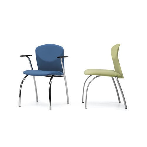 Chaise visiteur contemporaine - VULCAN - TALIN SRL - d'intérieur / en métal / en tissu