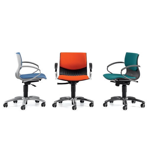 Chaise de bureau contemporaine - WEBBY - TALIN SRL - d'intérieur / en aluminium / en nylon