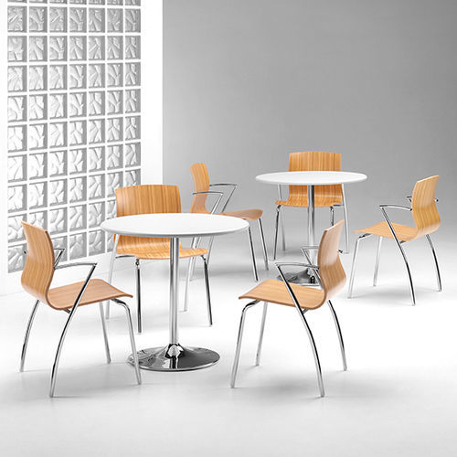 Chaise visiteur contemporaine - WEBWOOD - TALIN SRL - d'intérieur / en aluminium / en hêtre