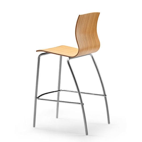 Tabouret contemporain - WEBWOOD - TALIN SRL - en hêtre / en contreplaqué / en métal