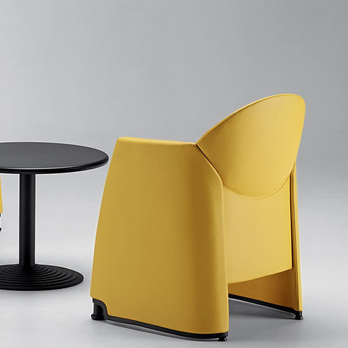 Chaise visiteur contemporaine - AXI  - TALIN SRL - d'intérieur / en cuir / en tissu