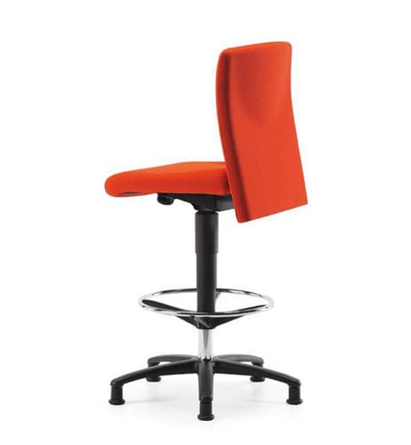 Tabouret de bureau contemporain - AKIRA - TALIN SRL - en cuir / en tissu / en nylon