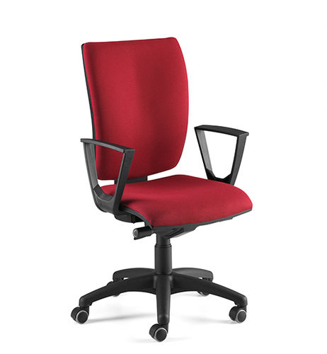 Chaise de bureau contemporaine - GUJA - TALIN SRL - d'intérieur / en chrome / en cuir