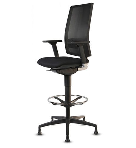Tabouret contemporain - HON - TALIN SRL - en cuir / en résille / en polyuréthane