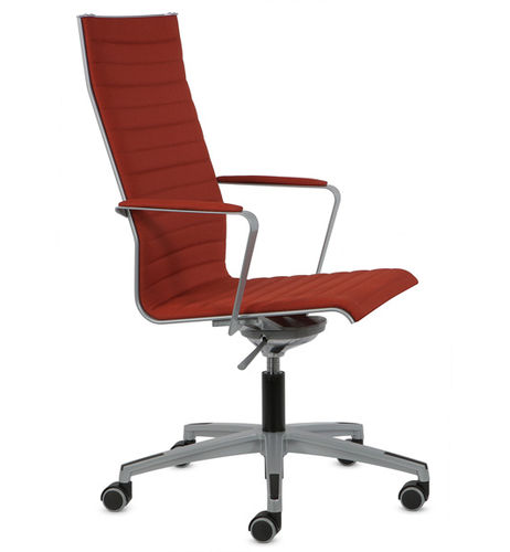 Chaise de bureau contemporaine - KEYTOP - TALIN SRL - d'intérieur / aluminium / en chrome