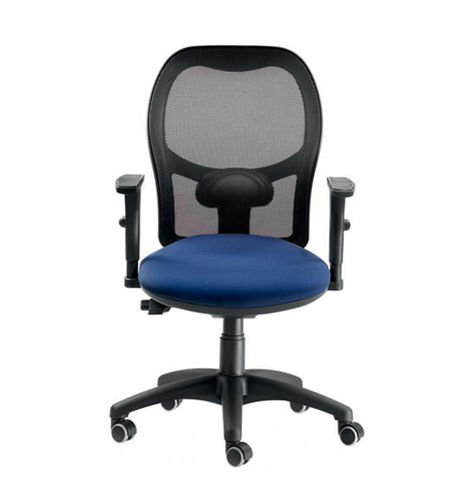 Chaise de bureau contemporaine - MESH - TALIN SRL - d'intérieur / en chrome / en cuir