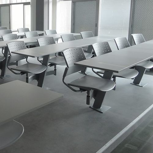 Chaise d'auditorium contemporaine - DIDAKTA SLIM - TALIN SRL - d'intérieur / en métal / en aluminium