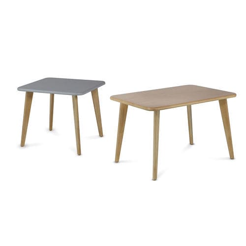 Table contemporaine - HIRO - TALIN SRL - en chêne / en hêtre / en MDF