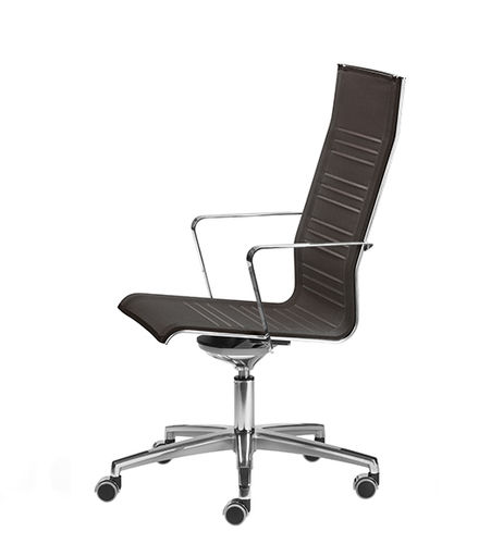 Fauteuil de bureau contemporain - KEYPLUS - TALIN SRL - en cuir / en résille / en maille
