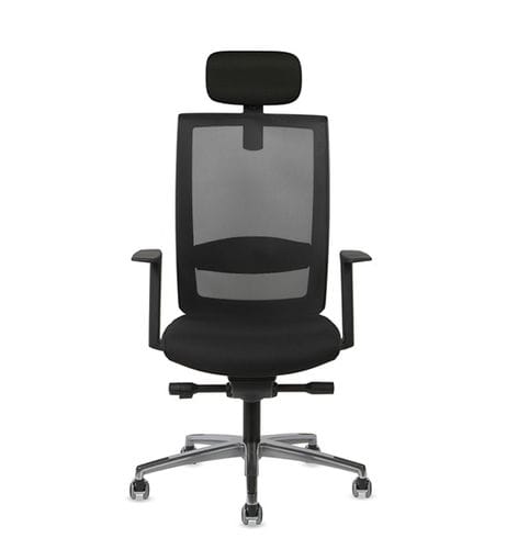 Fauteuil de direction contemporain - WIND - TALIN SRL - en cuir / en tissu / en aluminium