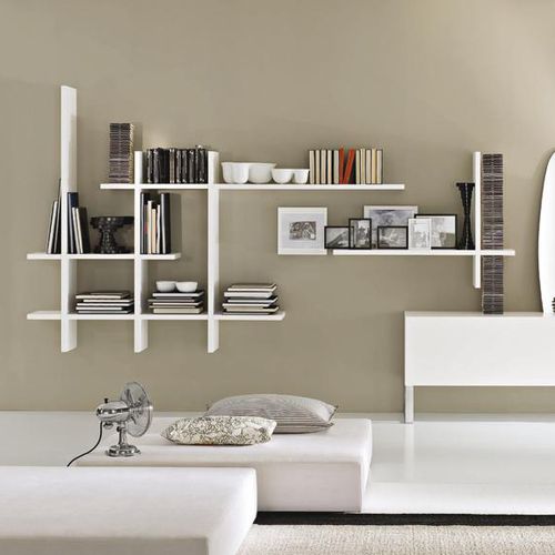 Étagère murale - COMP_758 - Mobilgam - contemporaine / en bois laqué