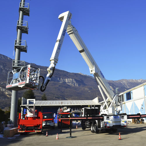 Plateforme aérienne pour chantier - B-LIFT 510 HR  - CTE - d'extérieur / montée sur camion