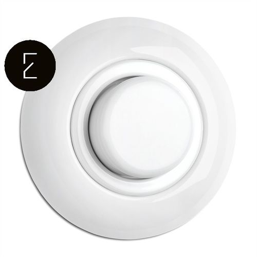 Variateur bouton poussoir - ECOOME Interrupteurs et prises design - encastré / en porcelaine / contemporain