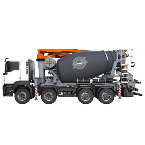 Camion malaxeur pompe diesel - MK24L - CIFA S.p.A - pour le béton