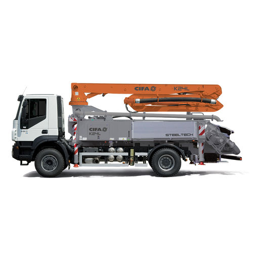Pompe à béton mobile - K24L - CIFA S.p.A - montée sur camion