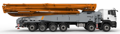 Pompe à béton mobile - K63L - CIFA S.p.A - montée sur camion