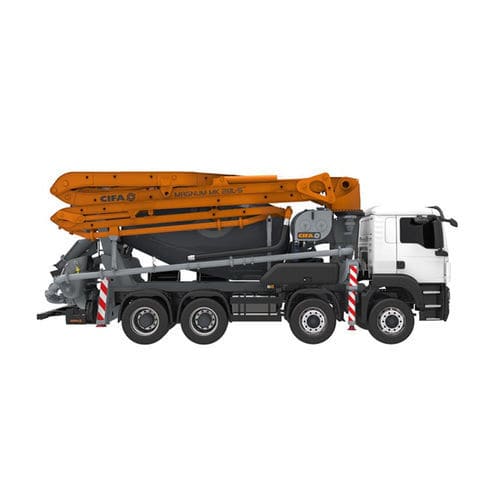 Camion malaxeur pompe diesel - MK28L-5 - CIFA S.p.A - pour le béton
