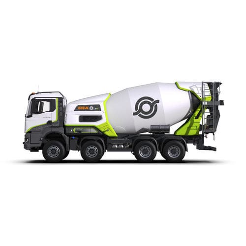 Camion malaxeur électrique - E9 - CIFA S.p.A - hybride / pour le béton / hybride rechargeable