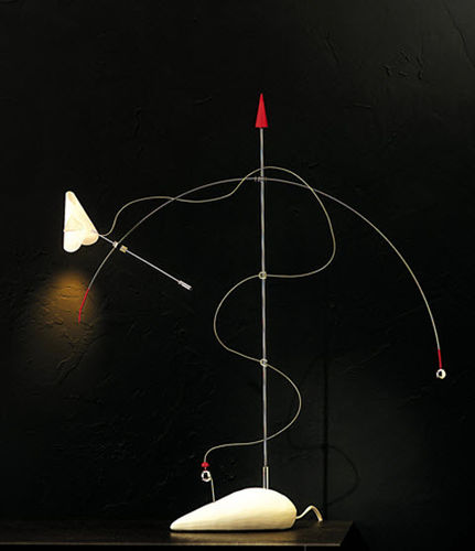 Lampe de table - TITIVILUS - lucifero illuminazione - en acier / en verre / en silicone