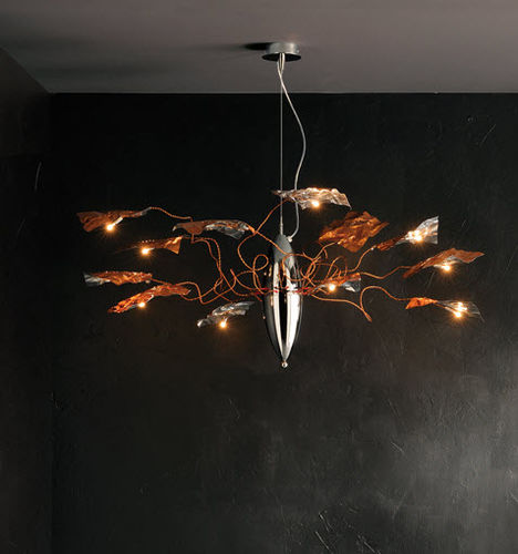Lustre design original - CAYS - lucifero illuminazione - en aluminium / en cuivre / professionnel