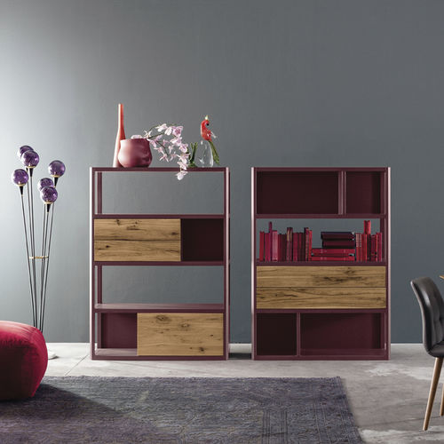 Bibliothèque contemporaine - JOLLY - Devina Nais - en bois laqué
