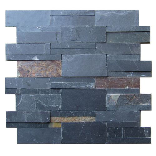 Mosaïque en ardoise - STACKED - Asian Stones - d'intérieur / murale / à motif géométrique