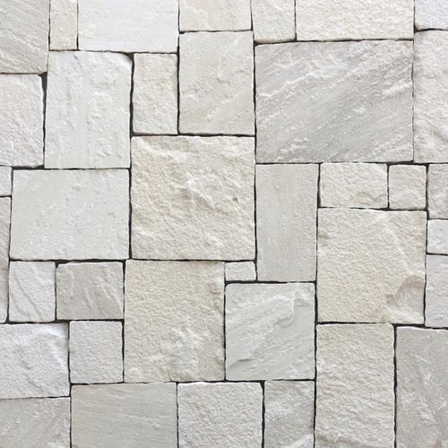 Placage en pierre naturelle - CASTLESTONE : ALASKAN WHITE - Asian Stones