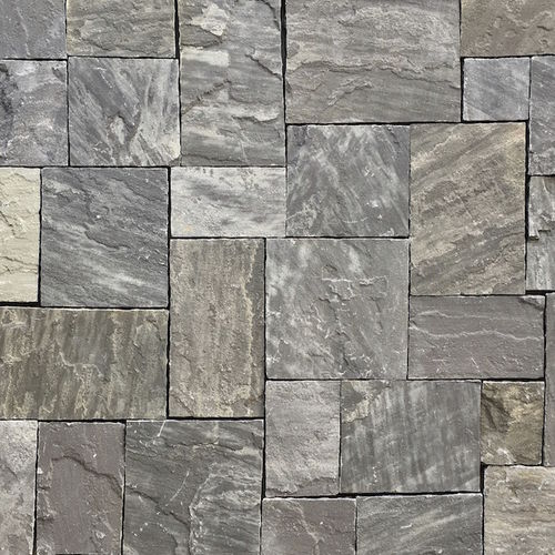 Placage en pierre naturelle - CASTLESTONE : CHARCOAL BLACK - Asian Stones