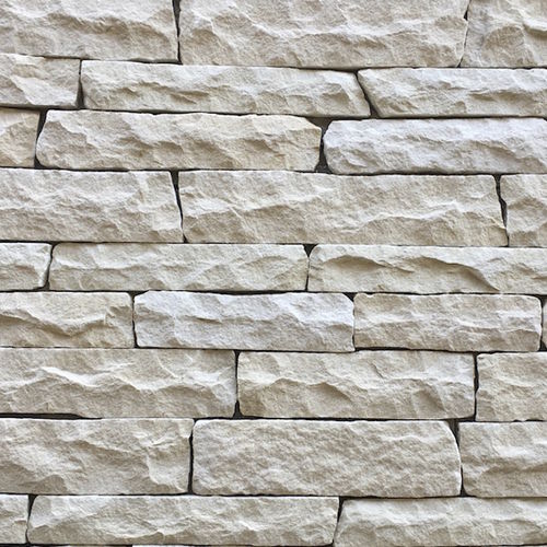 Placage en pierre naturelle - LEDGESTONE : ALASKAN WHITE - Asian Stones